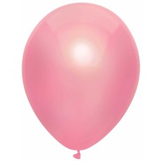 Metallic roze ballonnen 100 stuks 30cm