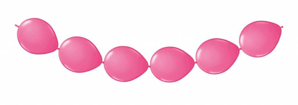 Roze Knoopballonnen - 3 meter afbeelding