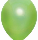 Lichtgroene Metallic ballonnen 30cm - 10 stuks