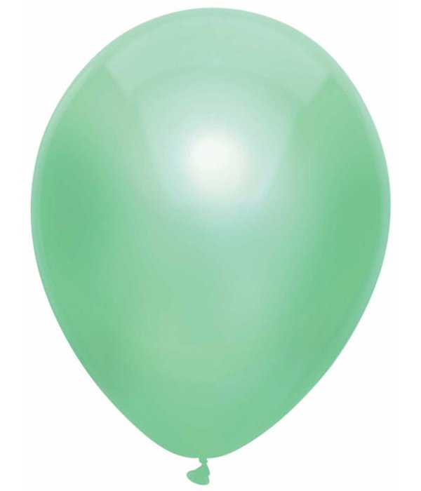 Metallic Ballonnen Mint 30cm - 10 stuks
