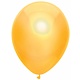 Gele Metallic Ballonnen 30cm - 10 stuks