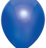 Ballonnen Metallic Navy blauw 30cm - 10 stuks
