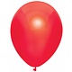 Rode Metallic Ballonnen 30cm - 10 stuks