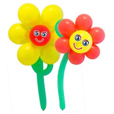 Ballonnenset Bloemen 2 Stuks