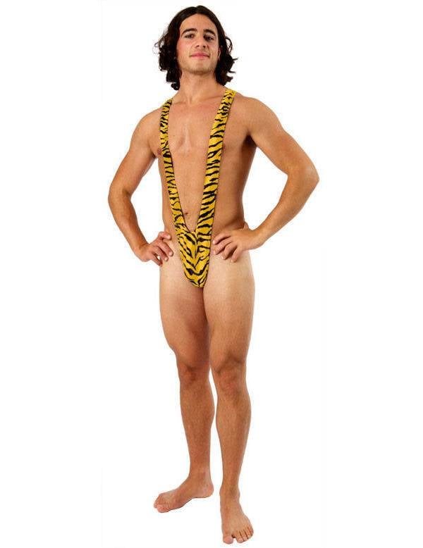 Tarzan mankini tijgerprint