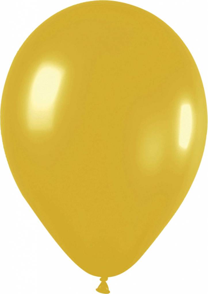Gouden Ballonnen 30cm 100 Stuks afbeelding