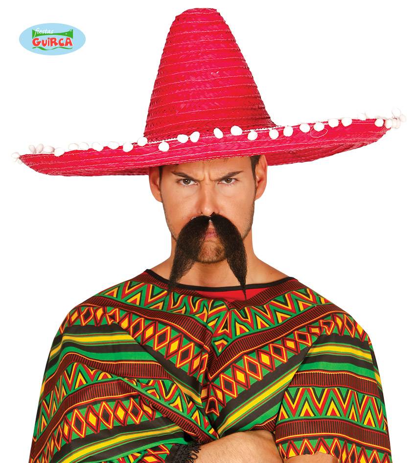 Rode Mexicaanse Sombrero 60cm