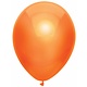 100 oranje metallic ballonnen 30cm
