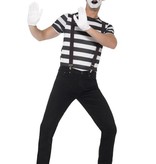 Mime artiest verkleedkostuum