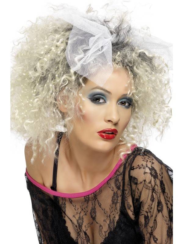 80&apos;s pruik wild blond afbeelding