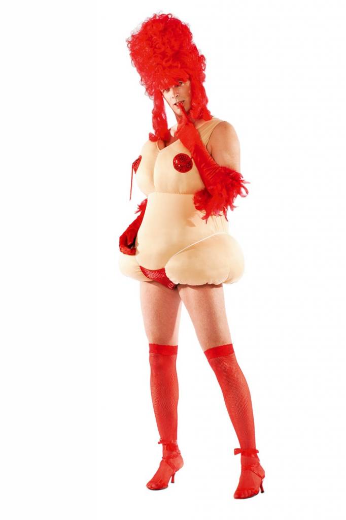 Blote dikke dame outfit
