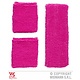 80's zweetband set neon roze