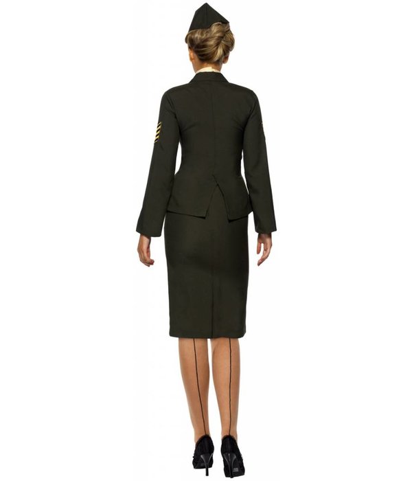 Wartime officier kostuum vrouw