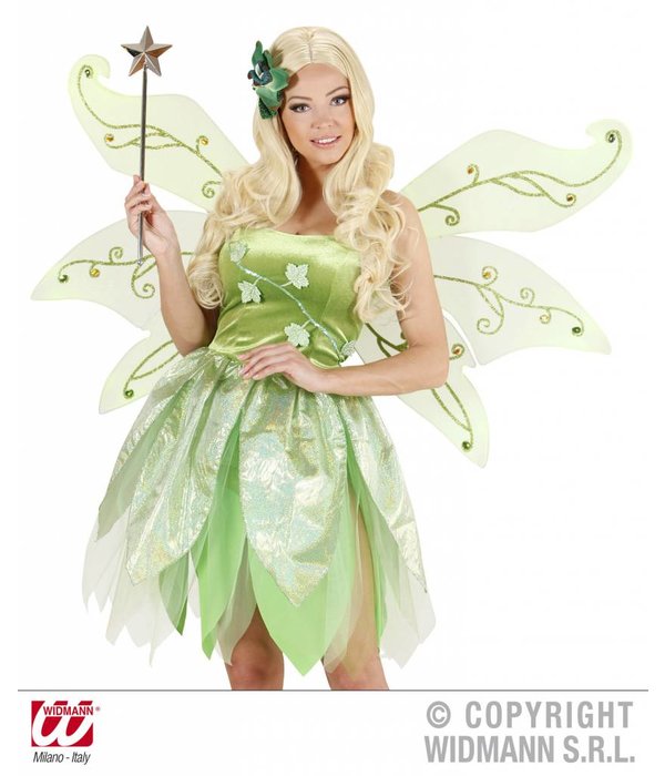 Maxi Vleugel groen glitter