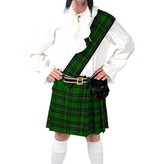 Schotse verkleedkleren man groen