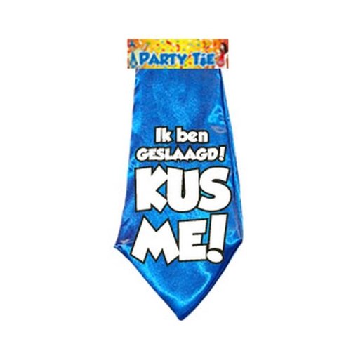 Stropdas Ik ben geslaagd! Kus me!