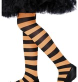 Panty kind oranje/zwart