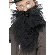 Baard met snor lang zwart