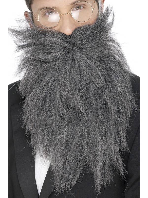 Baard met snor lang grijs