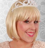 Kroontje tiara zilver