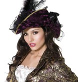 Sexy Piraten hoed paars