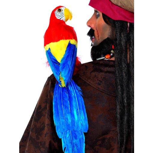 Papagaai met elastiekhouder