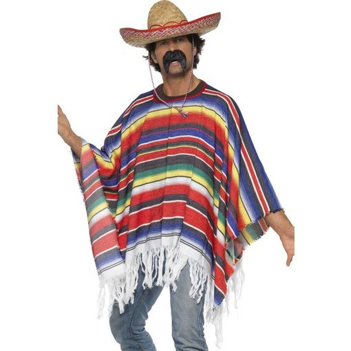 Poncho multikleur