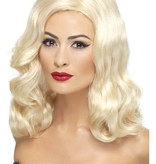 20's pruik golvend blond
