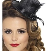 Mini hoge hoed zwart