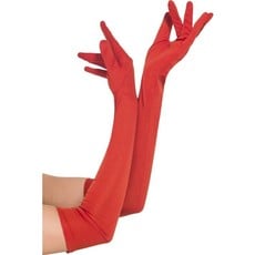 Handschoenen lang rood