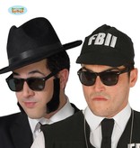 Bril zwart Blues Brothers