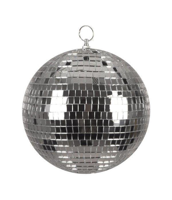 Zilveren discobal 20 cm