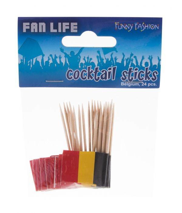 Coctailprikkers Belgie 24 stuks