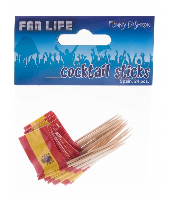 Coctailprikkers Spanje 24 stuks