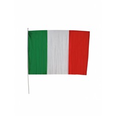 Italiaanse vlag op stok 30x45cm