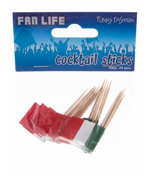 Coctailprikkers Italie 24 stuks