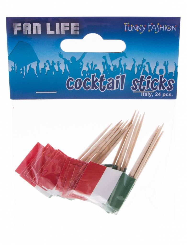 Coctailprikkers Italie 24 stuks afbeelding