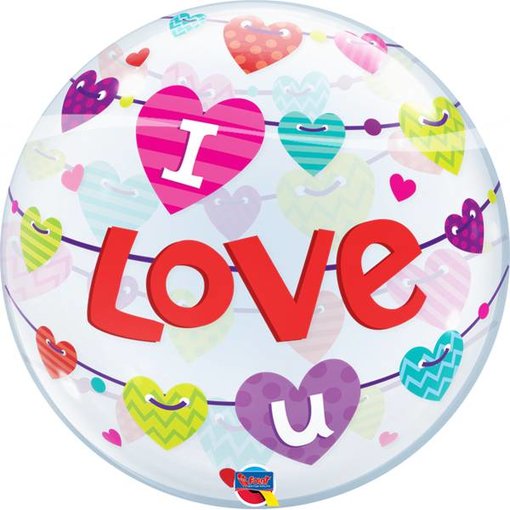 Helium ballon I love u 56cm