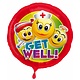 Get Well Soon Smiley Folieballon