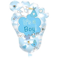 Babyvoetje It's a Boy! geboorteballon