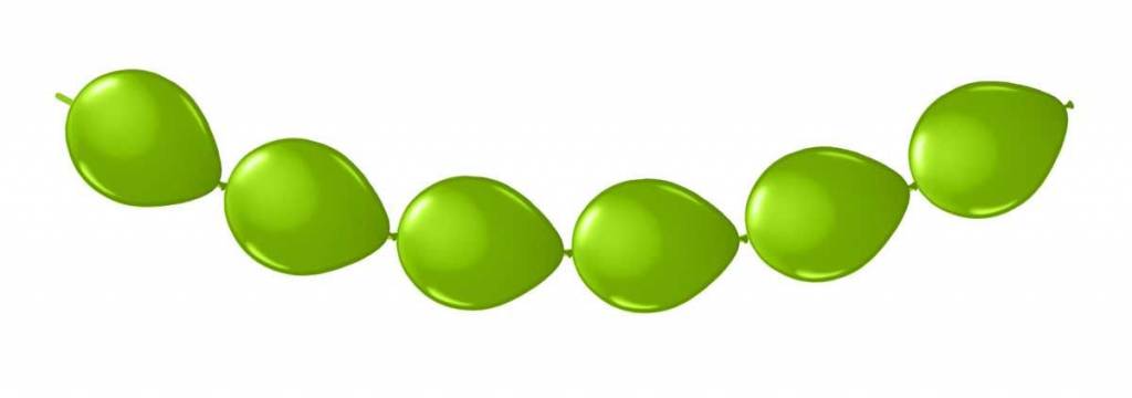 Lime groene Knoopballonnen - 3 meter afbeelding