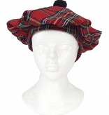 Schotse Hoofddeksel rood