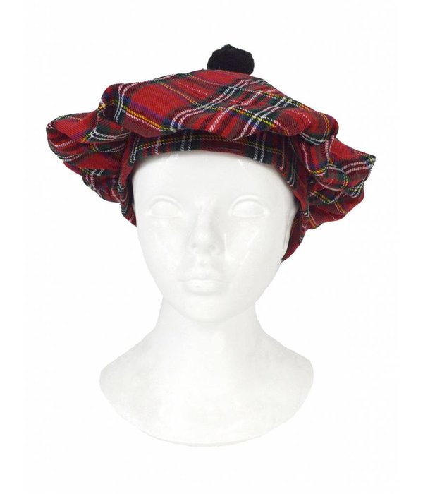 Schotse Hoofddeksel rood