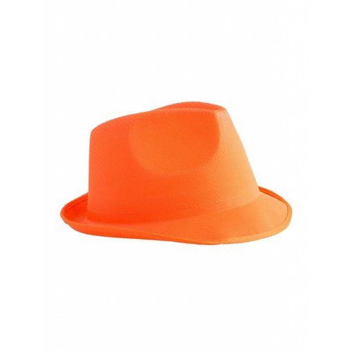 Neon oranje hoed