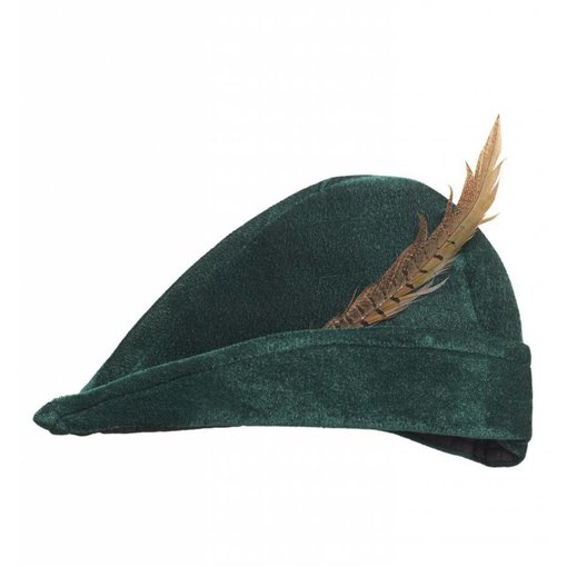 Muts Robin Hood met veer