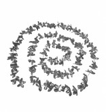 Hawaii slinger zilver 360cm