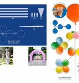 Ballonnenpilaar - 140cm