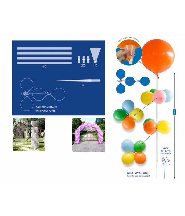 Ballonnenpilaar - 140cm