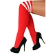 Cheerleader sokken rood/wit