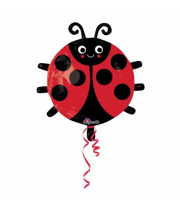 Folie Ballon Lieveheersbeestje 45 x 48 cm